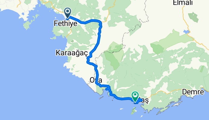 Fethiye-Kalkan-Kaş Bisiklet Turu