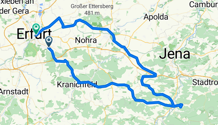 Erfurt - Leuchtenburg - Erfurt