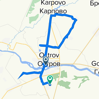 улица 25 Октября, Остров до Авиационная улица, 13, Остров