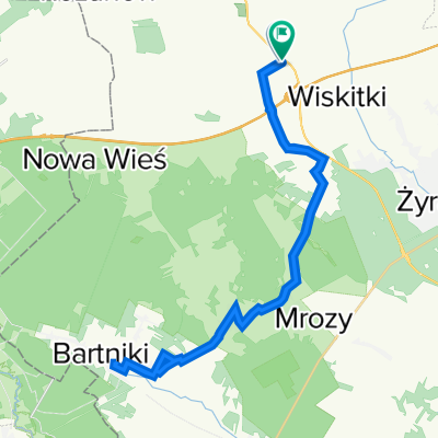 Cyganka 7–25, Wiskitki do Cyganka 22, Wiskitki