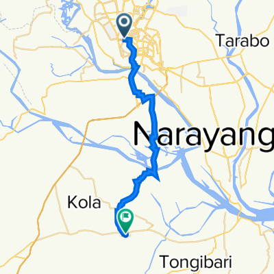 Sonargaon Road, Dhaka to Baherkochi - Ichapora Road