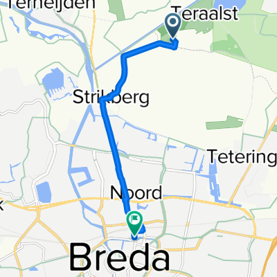 Salesdreef 2, Oosterhout to Meerten Verhoffstraat 4, Breda