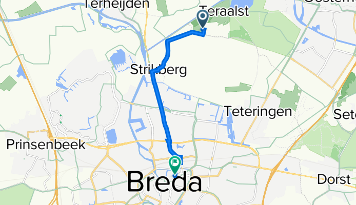 Salesdreef 2, Oosterhout to Breda