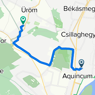 Vízimalom sétány, Budapest to Bem utca 4., Rókahegy