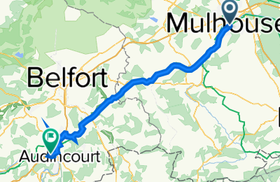 Route in der Bikemap App öffnen
