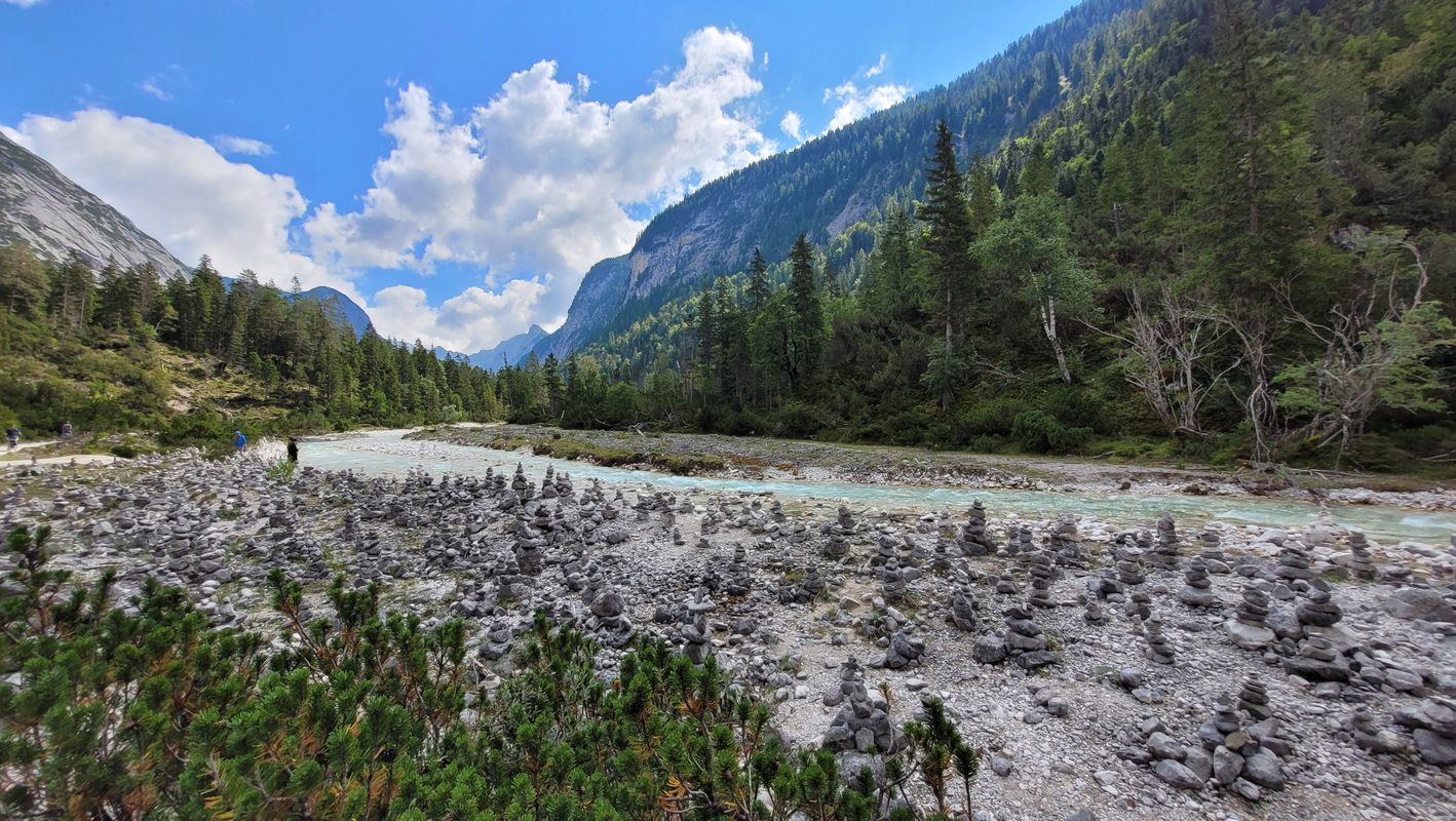Krün nach Isar Ursprung Isarradweg