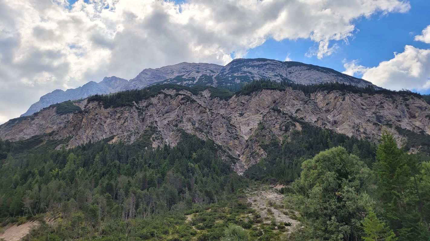 Krün nach Isar Ursprung Isarradweg