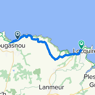 De Ker Thérèse 97, Saint-Jean-du-Doigt à Rue des Sables Blancs 15, Locquirec