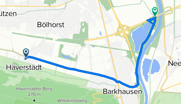 Widukindstraße 1, Minden nach B65, Minden