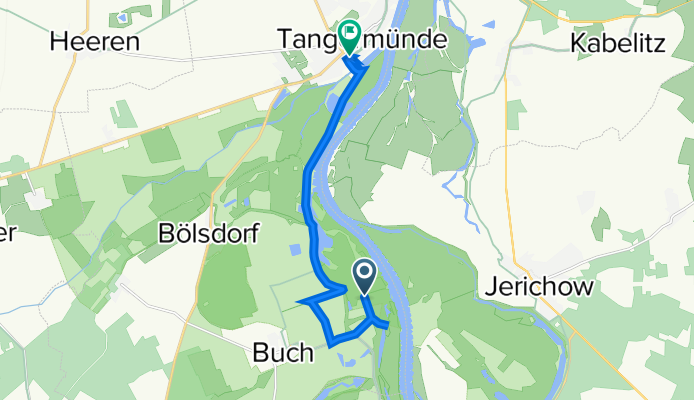 Tangermünde nach Lange Straße 1, Tangermünde