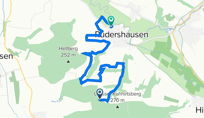 Rüdershausen nach Kurze Straße 3, Rüdershausen