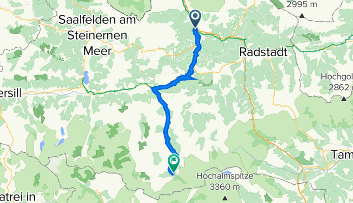 Alpenüberquerung Slowenien 2022 - Tag 2 (bis Tauernschleuse)