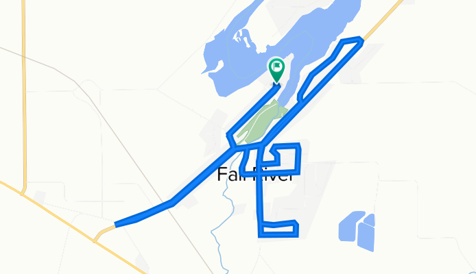 N3125 Lazy Lake Dr, Fall River to N3125 Lazy Lake Dr, Fall River