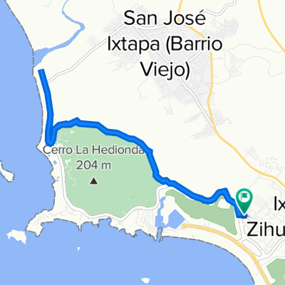 Calle Paseo de los Pelícanos 10, Ixtapa Zihuatanejo a Calle Paseo de los Pelícanos 10, Ixtapa Zihuatanejo