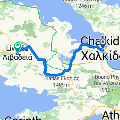 Über Paralimni, Theben und Askra nach Agia Anna