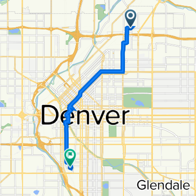 Thompson Court 4790, Denver to South Elati Street 145, Denver