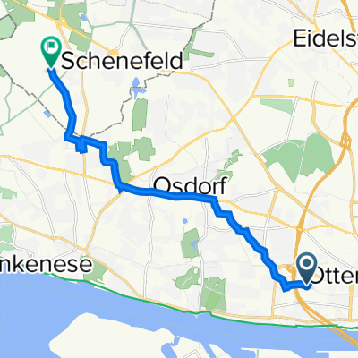 Othmarscher Kirchenweg 137, Hamburg nach Holtkamp 2–4, Schenefeld