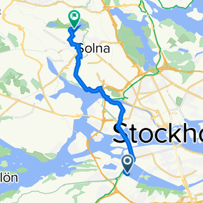 VerkstadRoute to Näckrosvägen 20