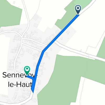 48 Rue Notre-Dame, Sennevoy-le-Haut à 7 Rue Cornu, Sennevoy-le-Haut