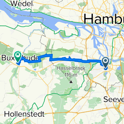 Hamburg nach Buxtehude
