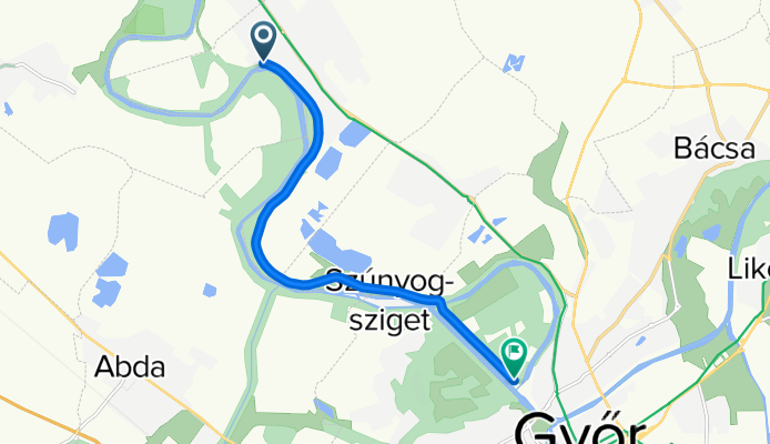 47.741° N 17.569° W to 47.696° N 17.621° W