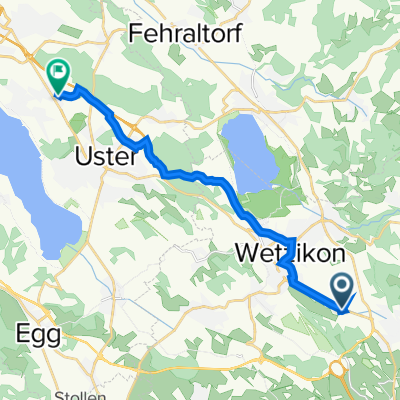 Brunnenbachstrasse 1, Hinwil nach Schwerzistrasse 24, Uster
