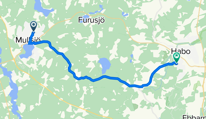 Gunnarsbovägen 35, Mullsjö to Skyttevägen 1B, Habo