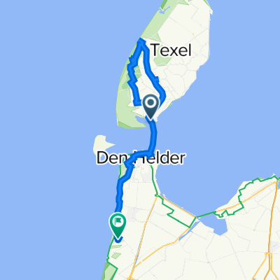 't Horntje, Veerhaven, Den Hoorn Texel nach Sandepark 53, Callantsoog