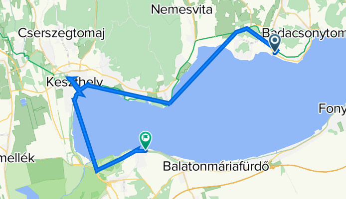 Herczeg Ferenc utca 4, Badacsonytördemic - Rózsa utca 1, Balatonberény