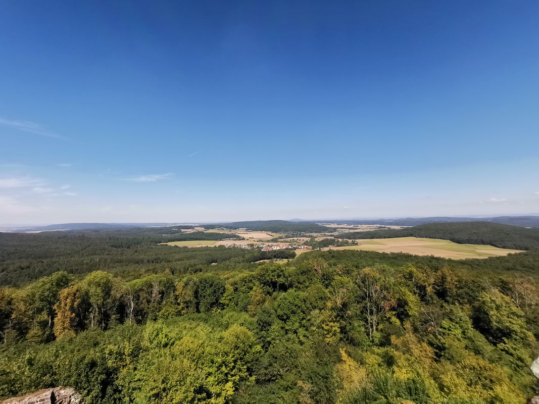 Ebern, Ruinen Raueneck und Bramberg