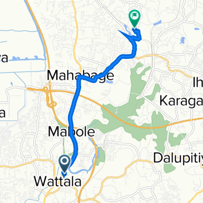 Negombo Road 520, Wattala to St Theresa Mawatha 472g, Ragama