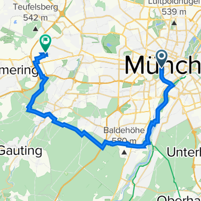 Paul-Heyse-Straße 28, München do Kunreuthstraße 15, München