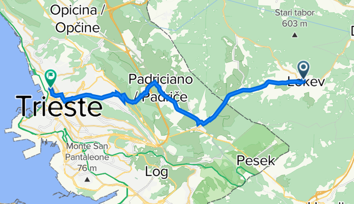 Slovenia 2022 4a: Lokev - Triest