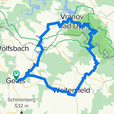 BA TOUR MTB GERAS VRANOV HARDEGG WEITERSFELD ZURÜCK