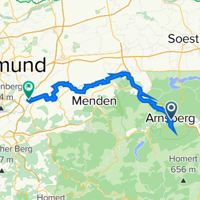 Englische Promenade, Arnsberg nach Hüsingstraße 29, Schwerte