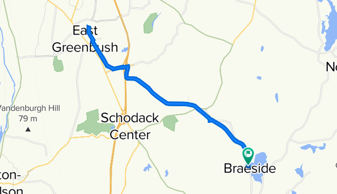 Nassau Lake to East Greenbush and back - Albany Hudson Electric Bike Trail