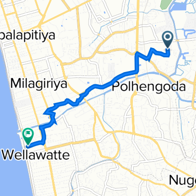 Economic Central Cross Road, Colombo to Frances Road 33b, Colombo
