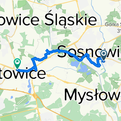 Andrzeja Struga 3B, Sosnowiec do Katowice Strefa Kultury NOSPR