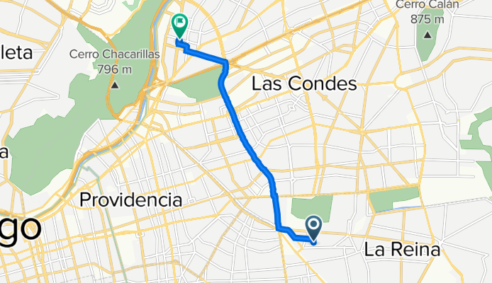 De La Cañada 6590, La Reina a Avenida Nueva Costanera 3841, Vitacura