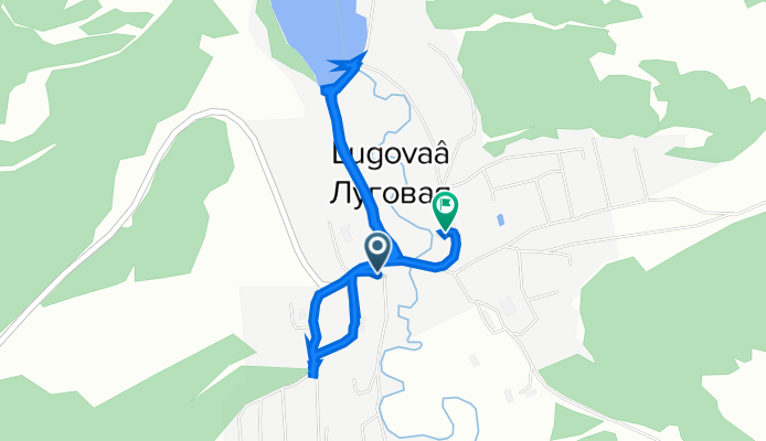 От Луговая до Луговая