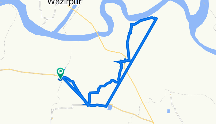 Q7H3+MQQ, Guthia to Q7H3+MQQ, Guthia
