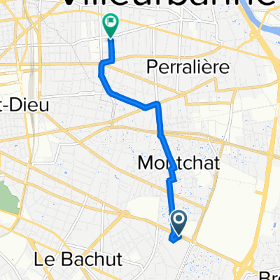 64 Avenue Rockefeller, Lyon à 78 Rue Hippolyte Kahn, Villeurbanne