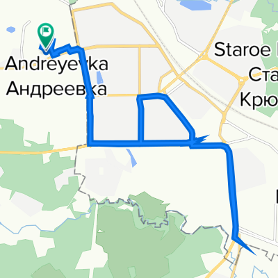 Жилинская улица, 1А, Andreyevka to Жилинская улица, 1А/1, Andreyevka