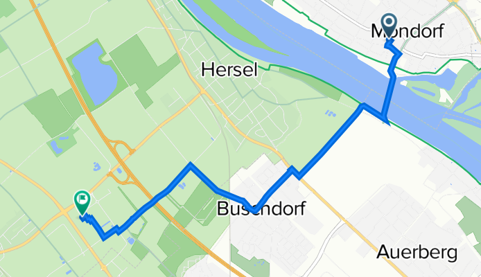 Adenauerplatz 1, Niederkassel nach Alexander-Bell-Straße 2, Bornheim