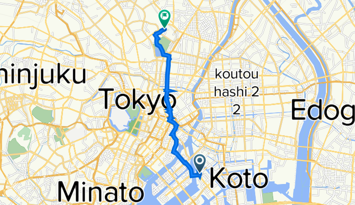 2-39, Toyosu 1-Chōme, Koto to Uenosakuragi, Taito