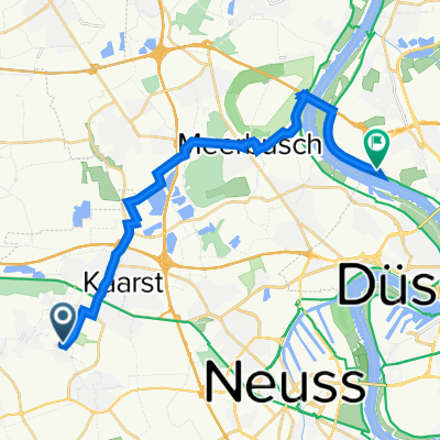Am Haindörnchen 47, Kaarst nach Am Staad, Düsseldorf