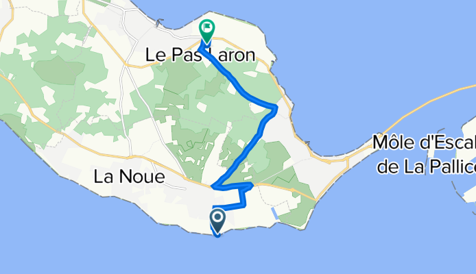 Chemin de la Maladerie, Sainte-Marie-de-Ré à La Flotte