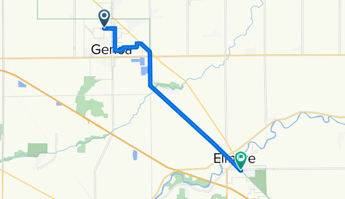 W 13th St, Genoa to 440 Fremont St, Elmore