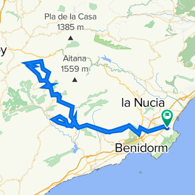 Tudons por Sella-Tudons por Penáguila-Relleu