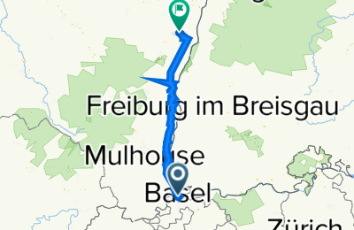 Route in der Bikemap App öffnen
